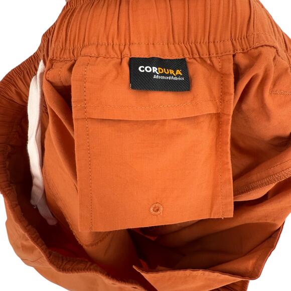 AYR Mens The Dirtbag Drawstring Shorts in Rind Orange Cordura Ripstop Size XL - Picture 11 of 13